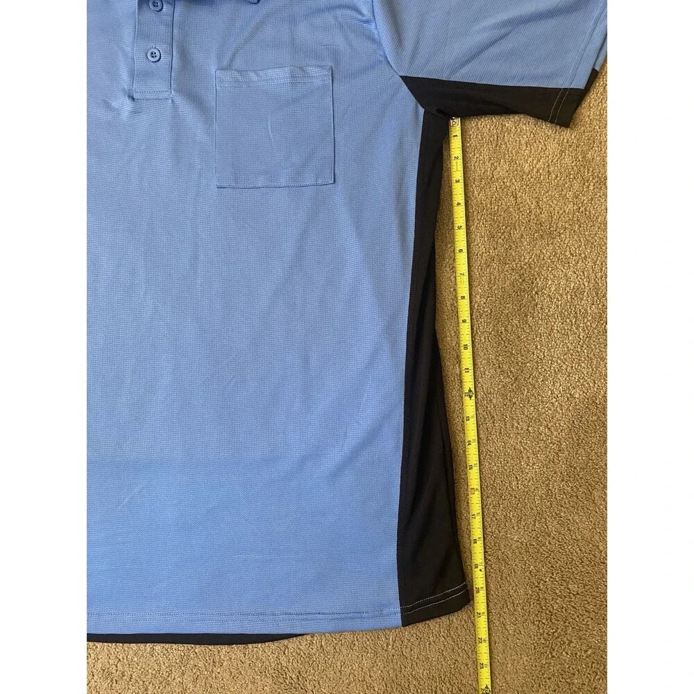 Smitty Body Flex Major League Style Umpire Shirt in Sky/Powder Blue Men’s XL